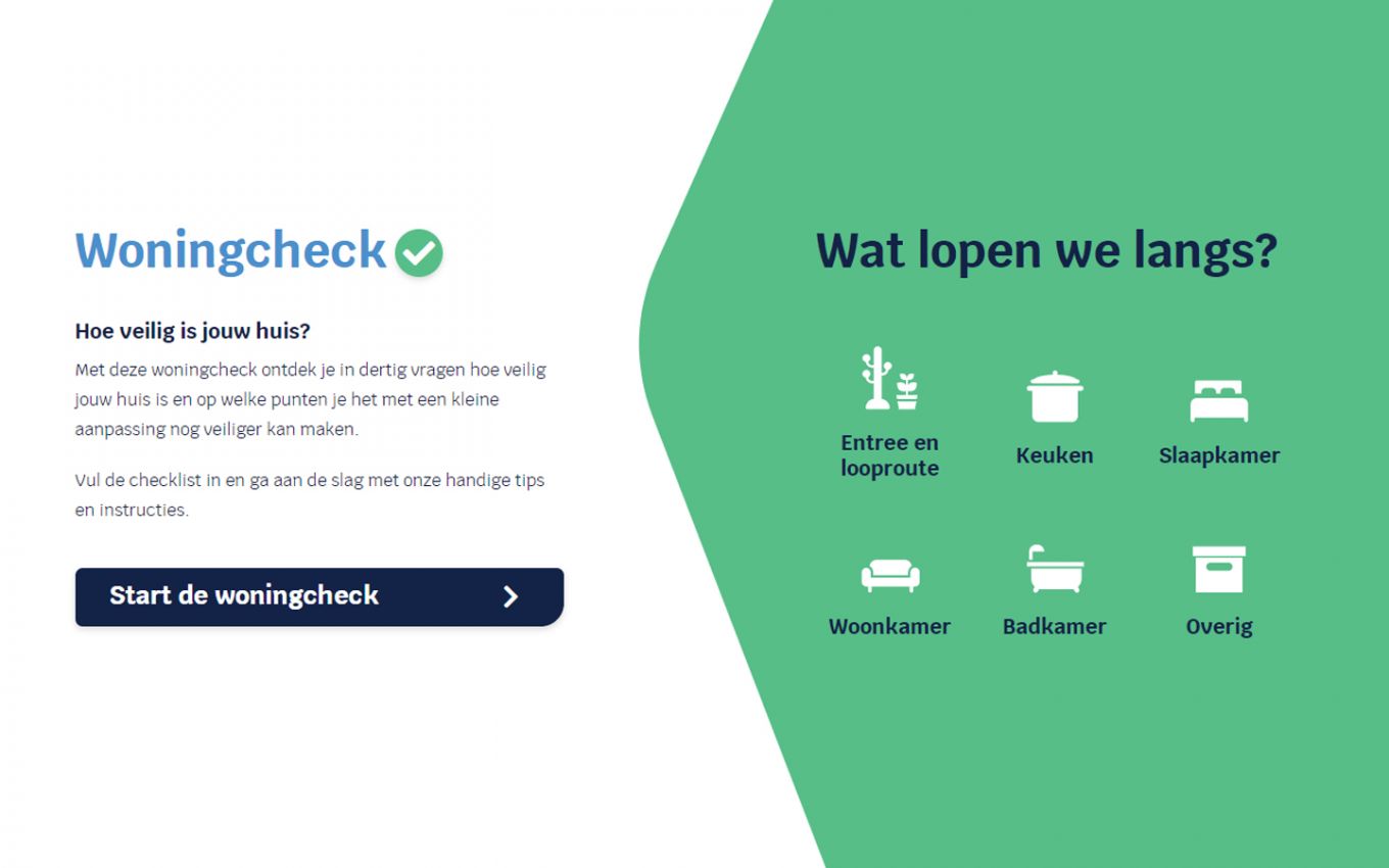 Voorbeeld online woningcheck